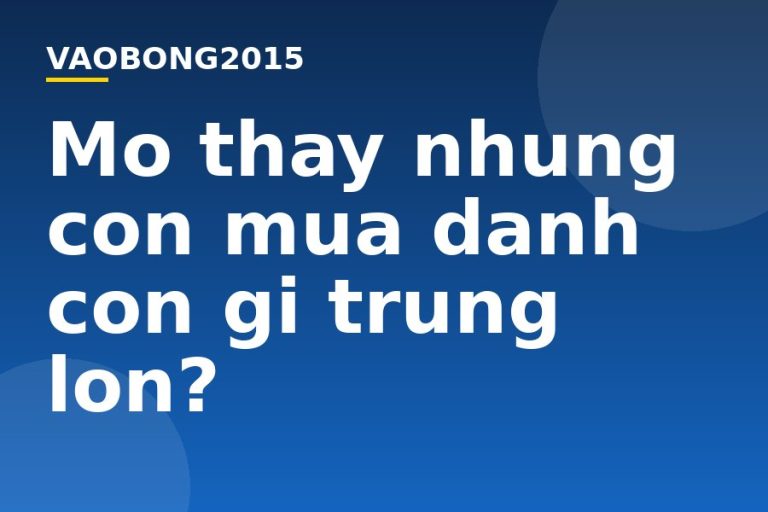 Mơ thấy những cơn mưa đánh con gì trúng lớn?